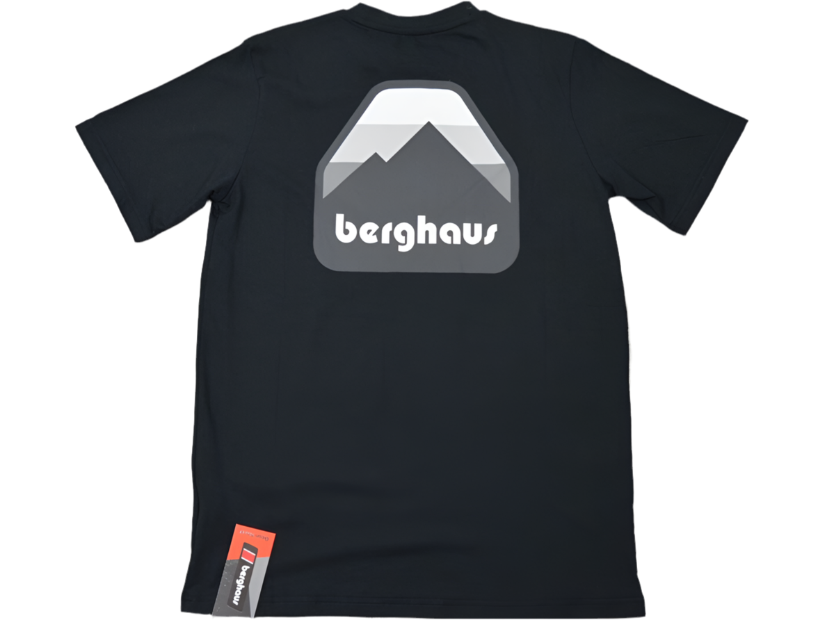 BERGHAUS BLACK GRADED PEAK T-SHIRT