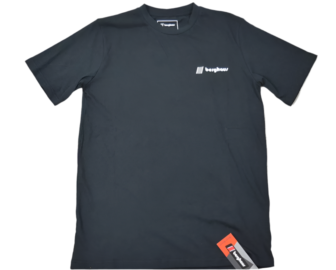 BERGHAUS BLACK GRADED PEAK T-SHIRT