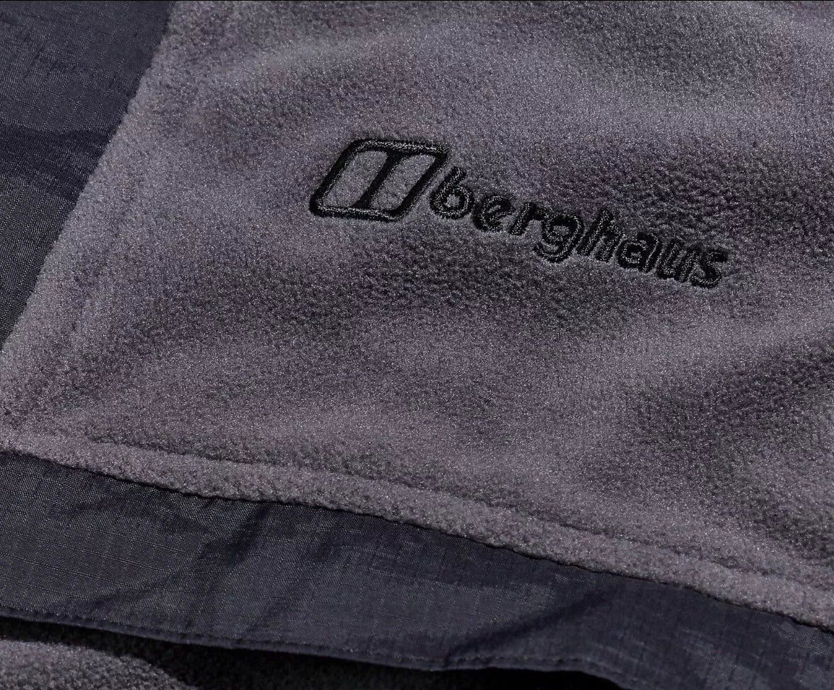 BERGHAUS - 1/2 ZIP ASLAM MICRO FLEECE GREY/BLACK