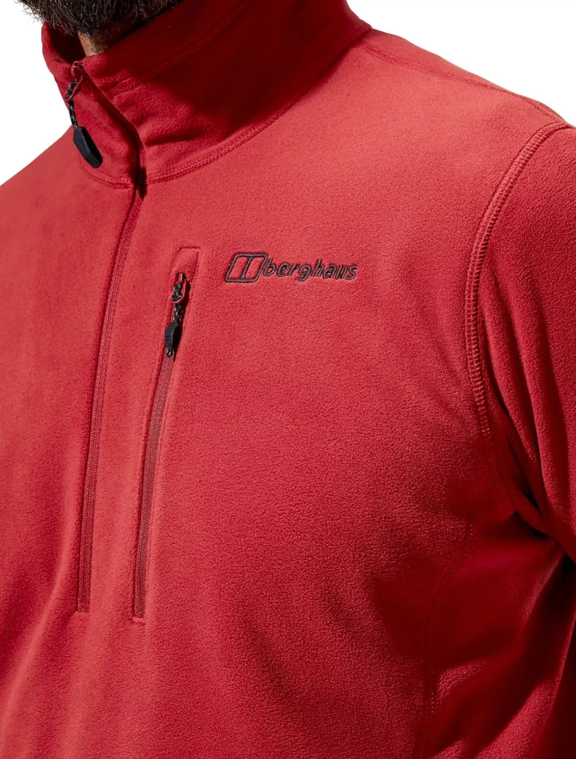 BERGHAUS - MEN’S 1/2 ZIP FLEECE RED