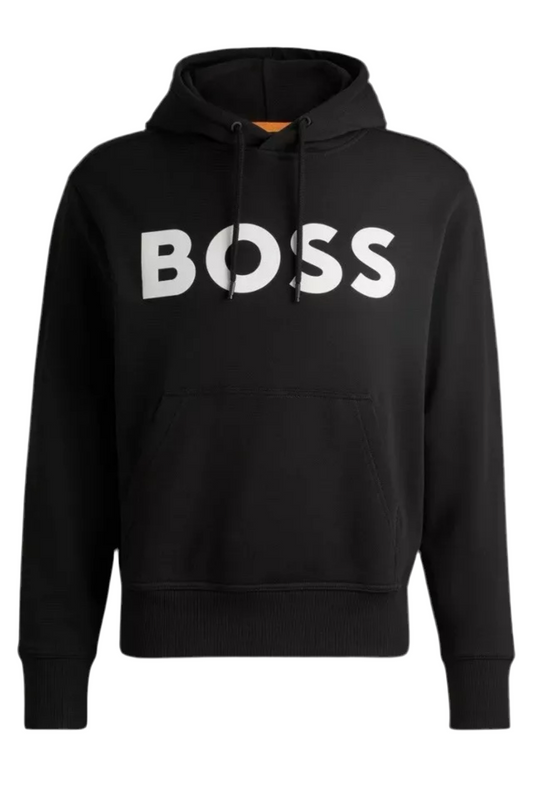 BOSS - TERRY RELAXED HOODIE / CONTRAST LOGO