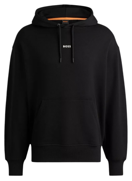 BOSS - TERRY HOODIE / CONTRAST LOGO