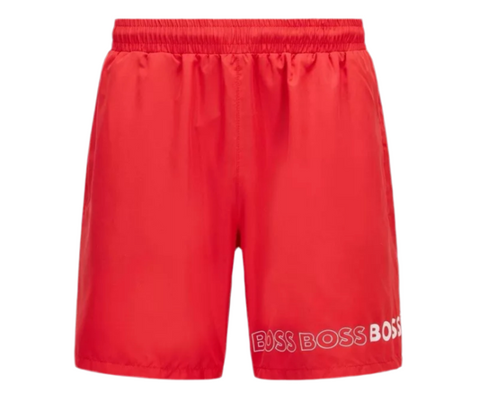 BOSS - DOLPHIN SWIM SHORTS OPEN RED