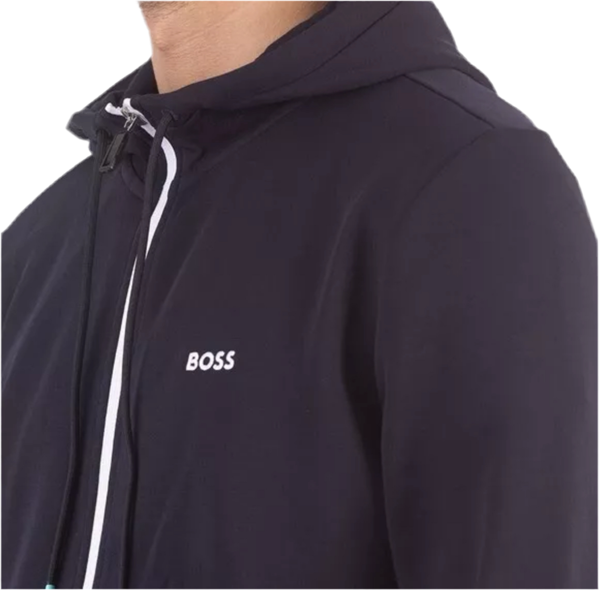 BOSS - LOGO ZIP UP HOODIE ATHLEISURE